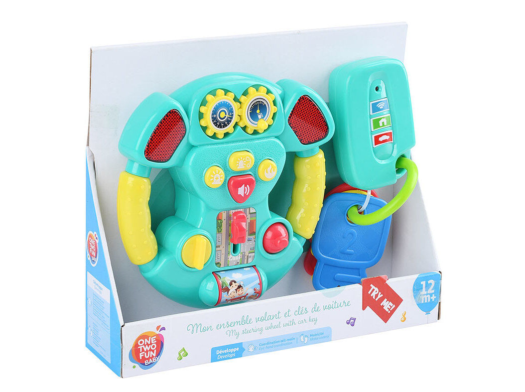 VOLANTE ACTIVIDADE ONE TWO FUN + CHAVES