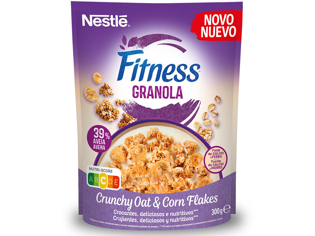 GRANOLA FITNESS AVEIA & CORN FLAKES CRUNCHY 300G image number 0