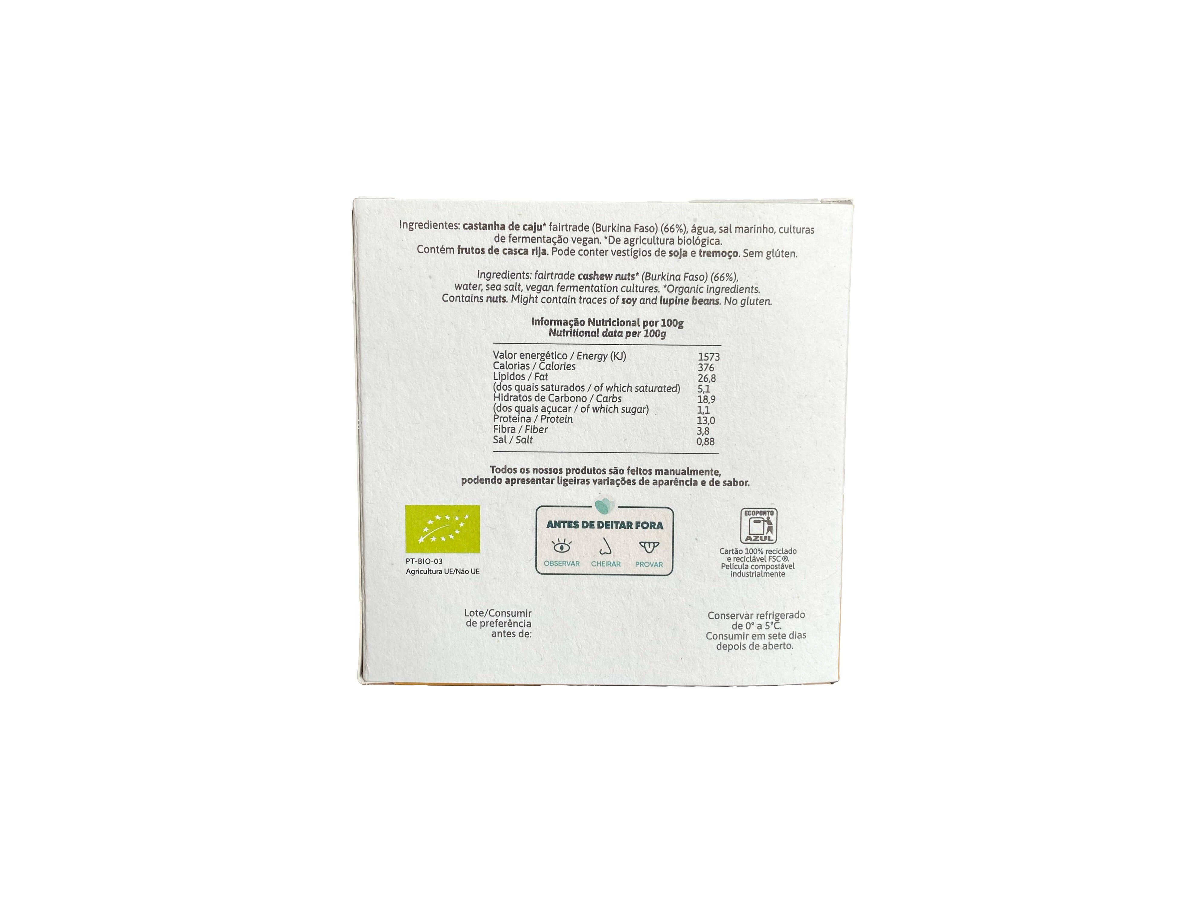 ALTERNATIVA VEGETAL AO QUEIJO MUKA CAJUBERTO 130G image number 1