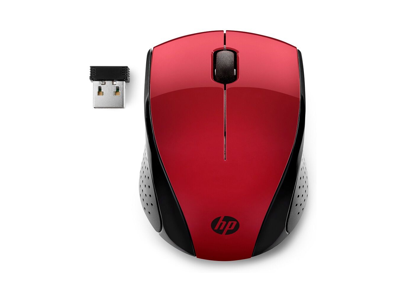 RATO SEM FIOS HP 220 VERMELHO image number 1