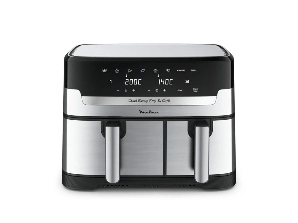 FRITADEIRA SEM &Oacute;LEO MOULINEX EZ905D20 DUAL EASY FRY - 8.3L