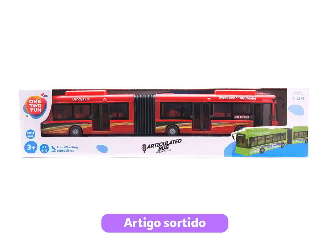 AUTOCARRO FRIC&Ccedil;&Atilde;O ONE TWO FUN ARTICULADO 1:48 MODELOS SORTIDOS image number 0