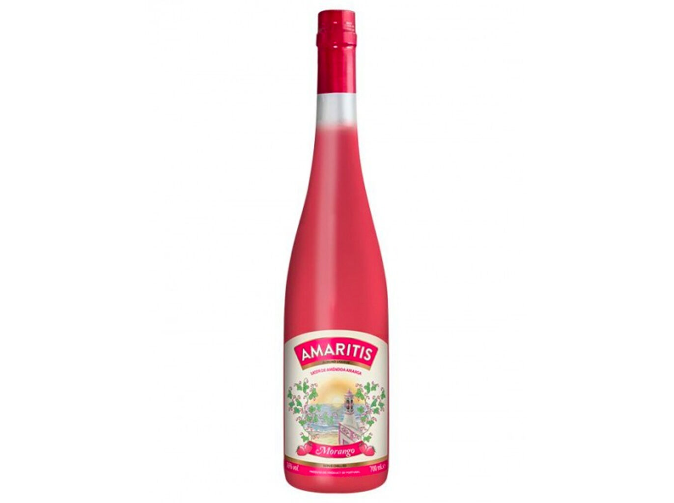 LICOR AMARITIS AM&Ecirc;NDOA AMARGA E MORANGO 0.70L image number 0