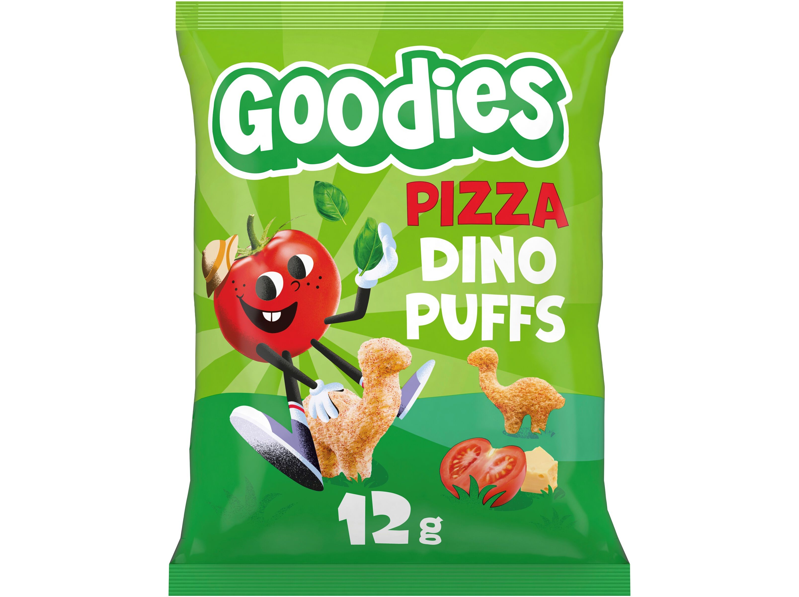SNACK GOODIES DINO PUFFS PIZZA 12G image number 0