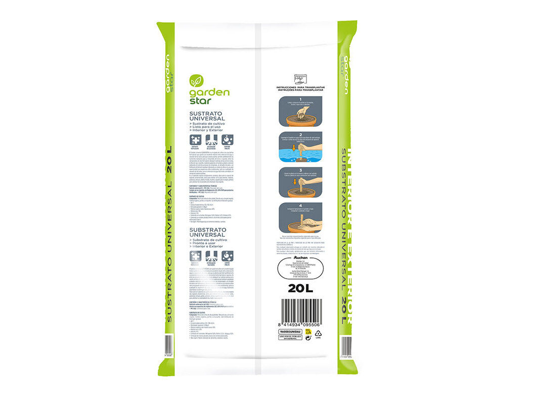 SUBSTRATO GARDENSTAR UNIVERSAL 20L image number 1