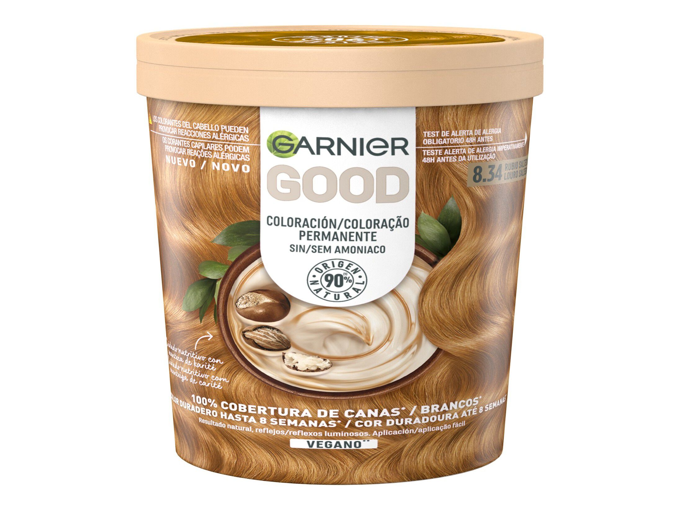 COLORA&Ccedil;&Atilde;O GARNIER GOOD 8.34 LOIRO CARAMELO