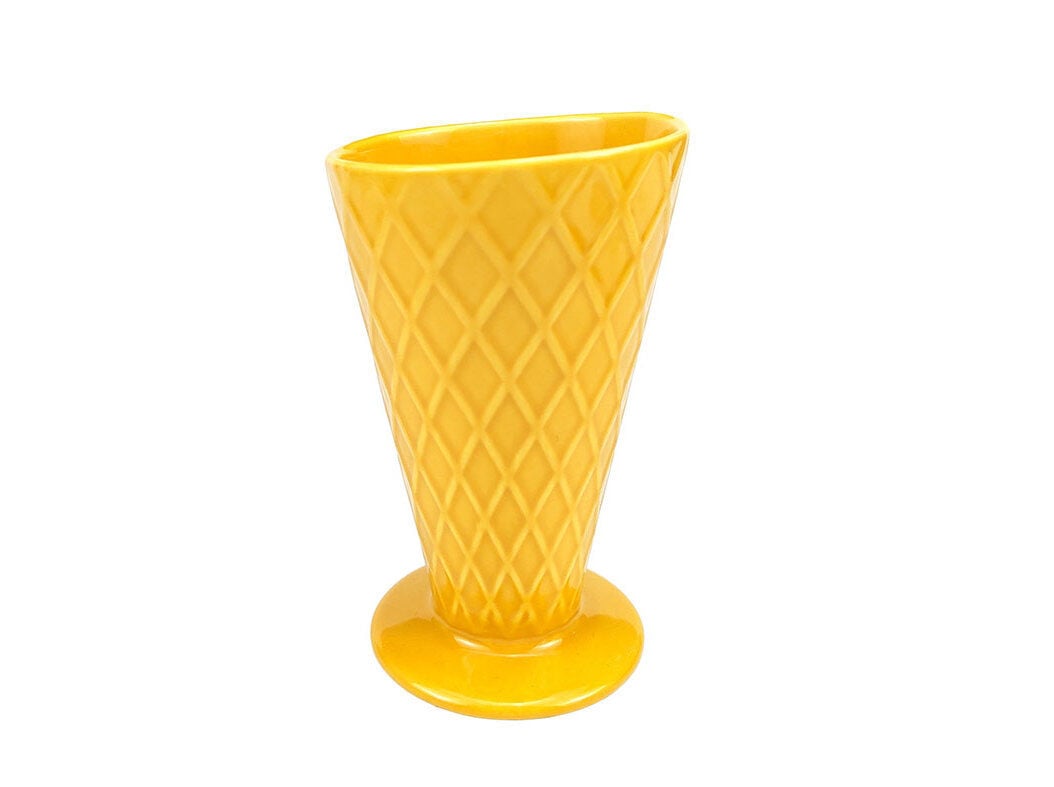 TA&Ccedil;A GELADO PORCELANA ACTUEL AMARELO 20CL image number 0