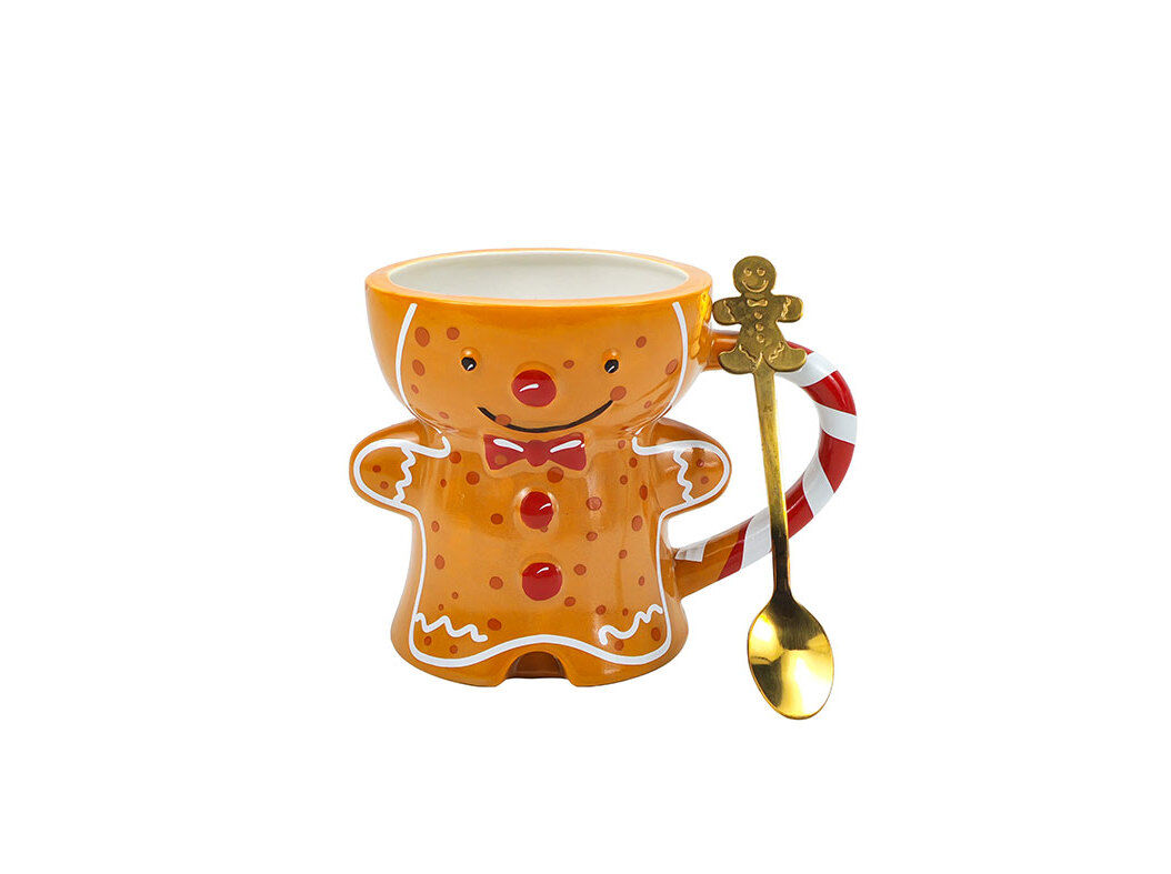 CANECA + COLHER PORCELANA ACTUEL image number 0