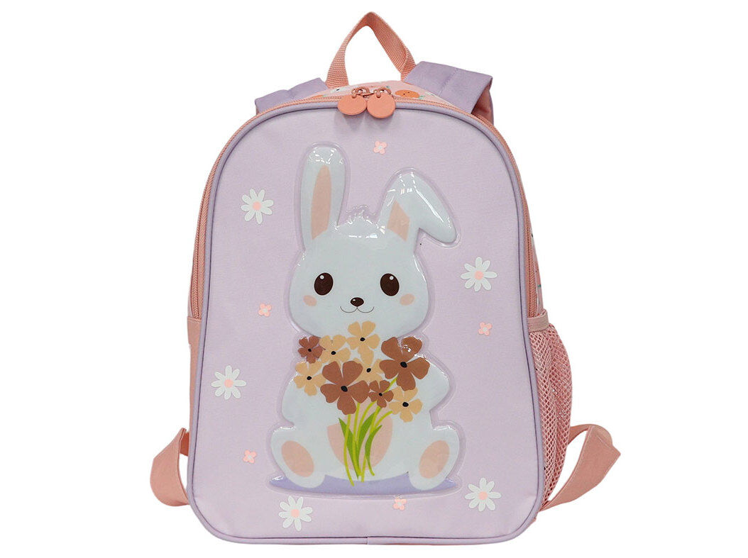MINI MOCHILA AUCHAN DUPLA FACE COELHO 31X10X25CM image number 0