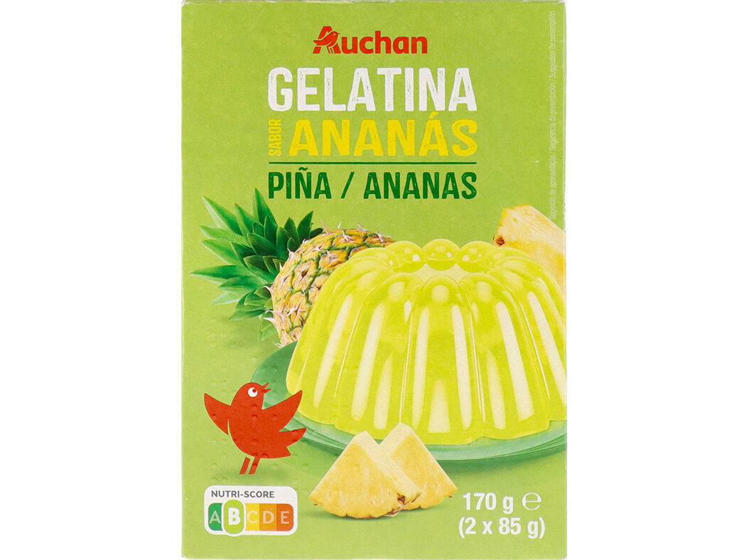 GELATINA AUCHAN ANAN&Aacute;S 170G