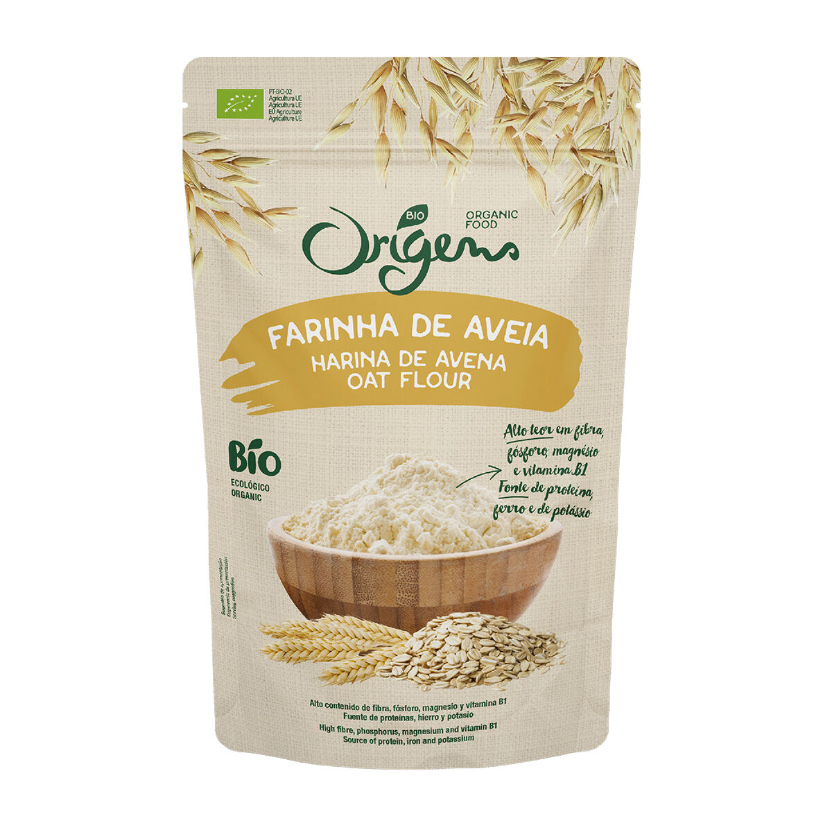 FARINHA DE AVEIA ORIGENS BIO 250G