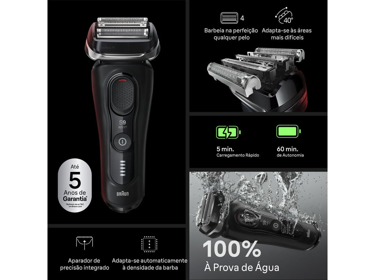 M&Aacute;QUINA DE BARBEAR BRAUN S9 9150 CC image number 3