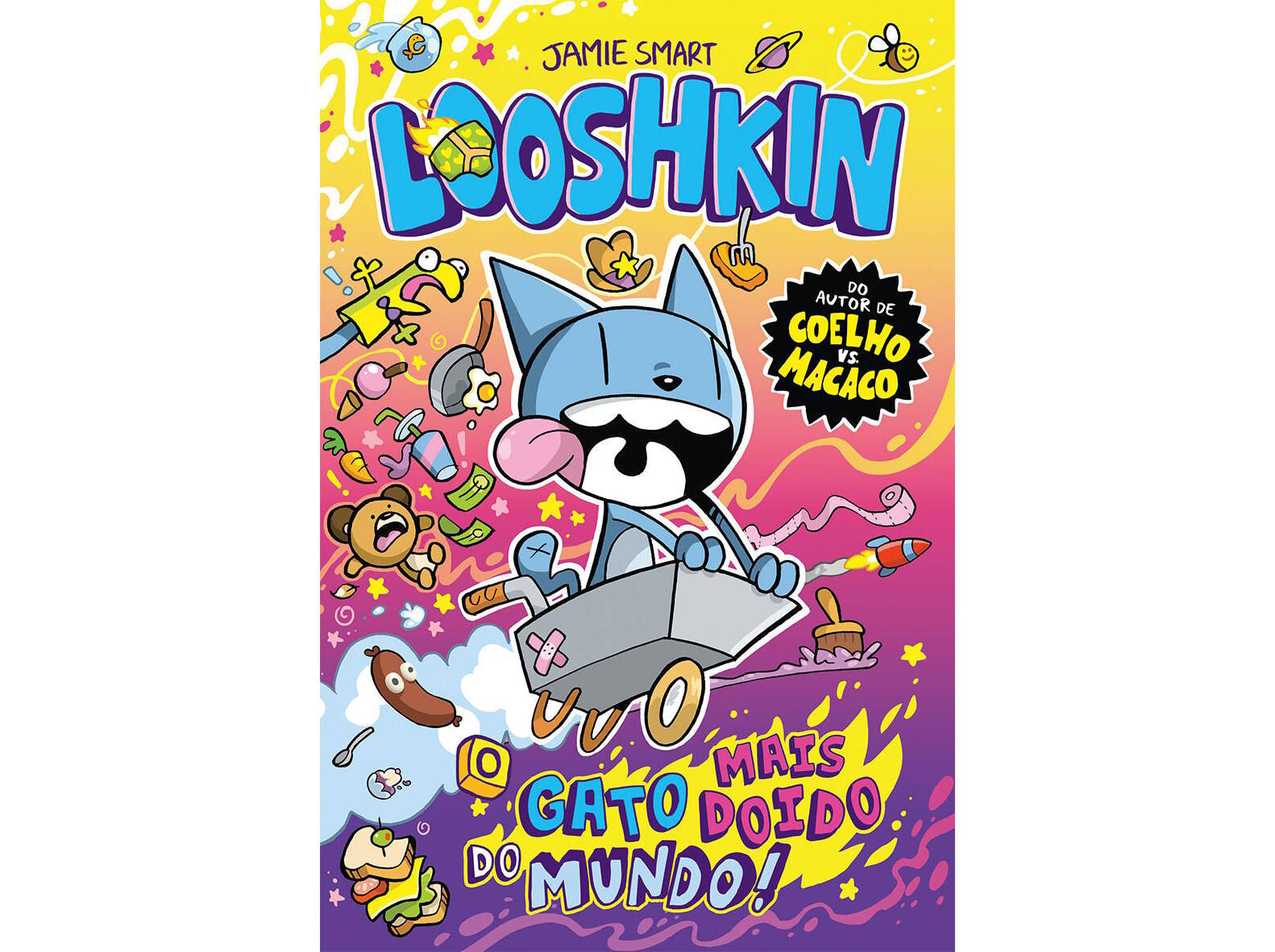 "LIVRO LOOSHKIN - O GATO MAIS DOIDO DO MUNDO! DE JAMIE SMART image number 0