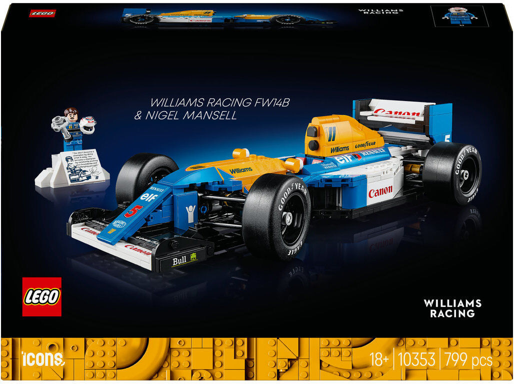 WILLIAMS RACING FW14B LEGO ICONS 10353