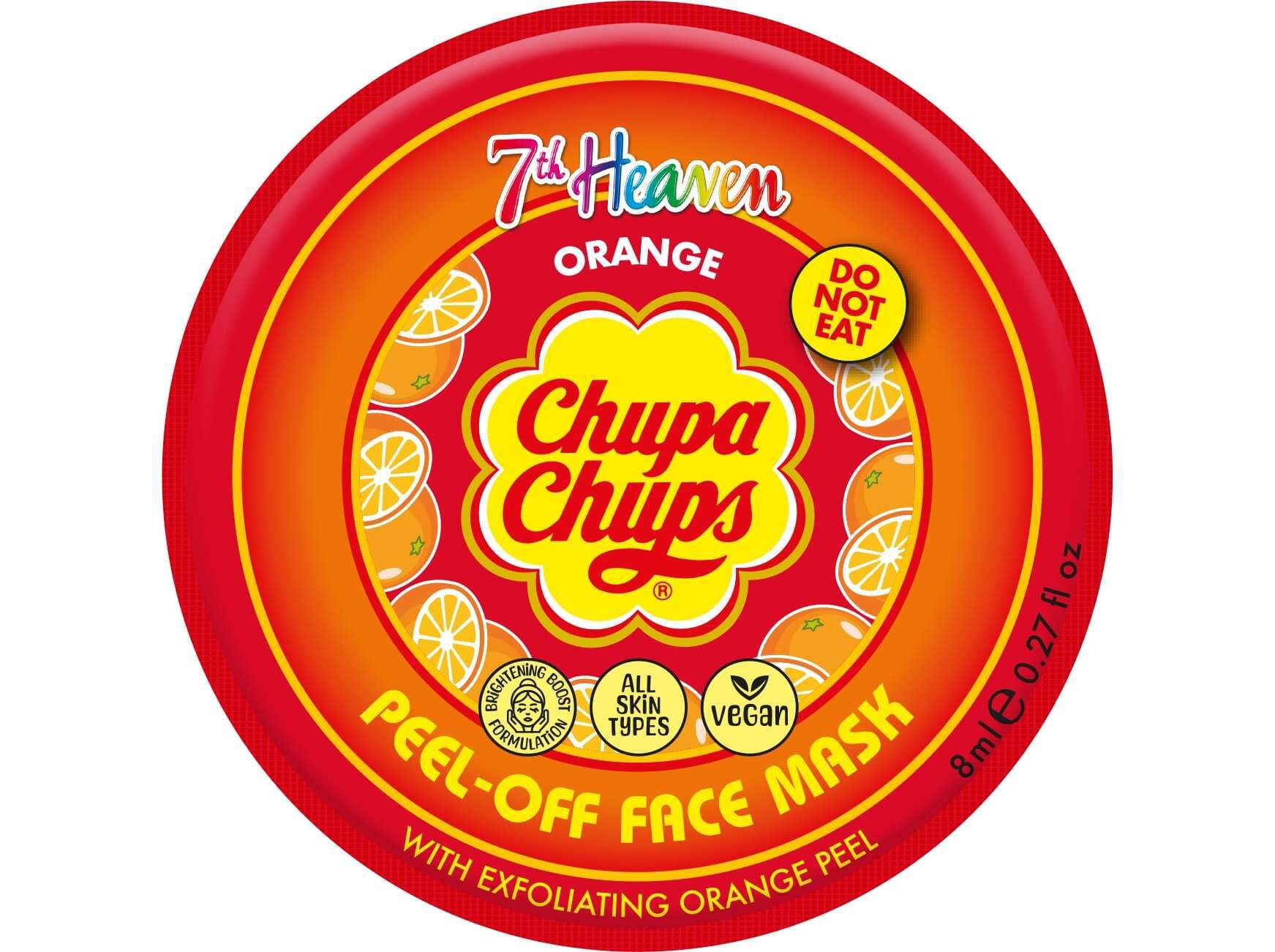 M&Aacute;SCARA 7TH HEAVEN CHUPA CHUPS LARANJA 8ML image number 0