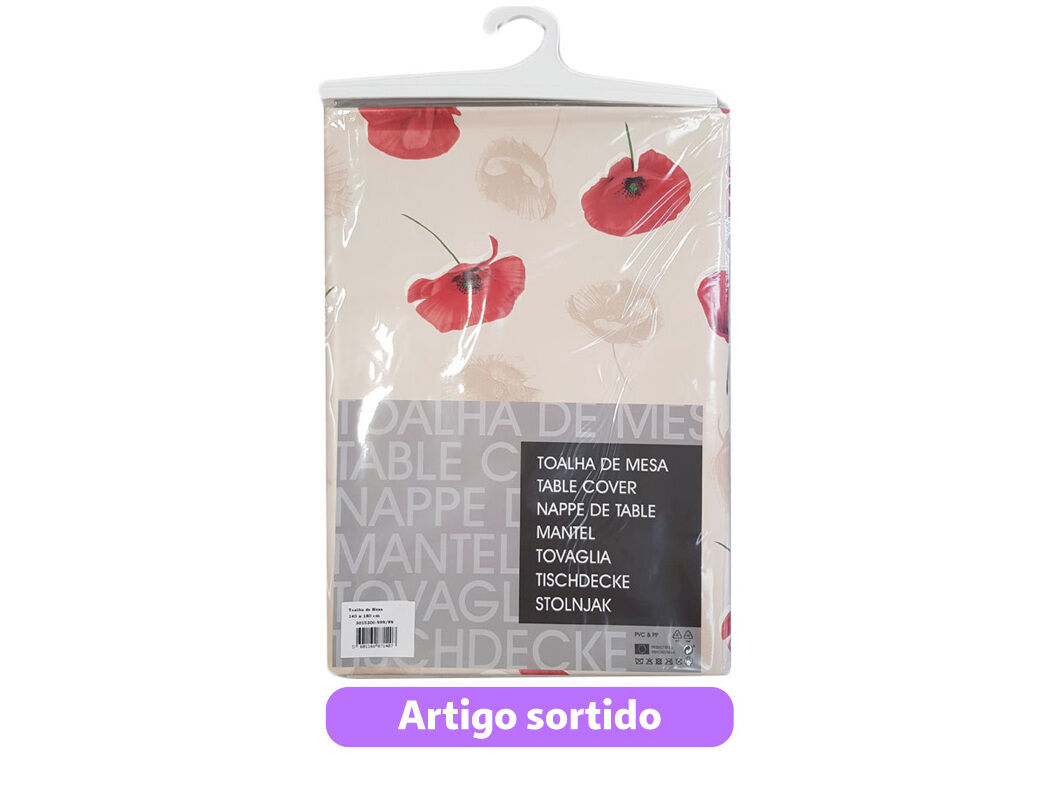 TOALHA DE MESA CAPRI PVC 140X180CM ARTIGO SORTIDO image number 1