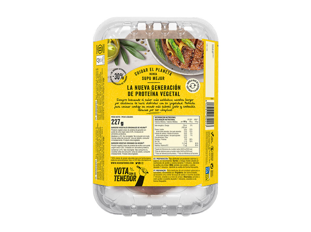BURGUER ORIGINAL HEURA 220 GR image number 1