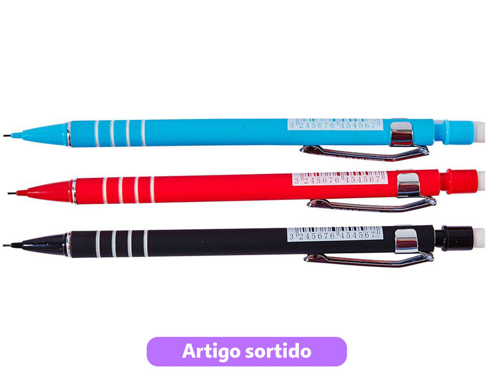 LAPISEIRA AUCHAN 0.7 MM CORES SORTIDAS