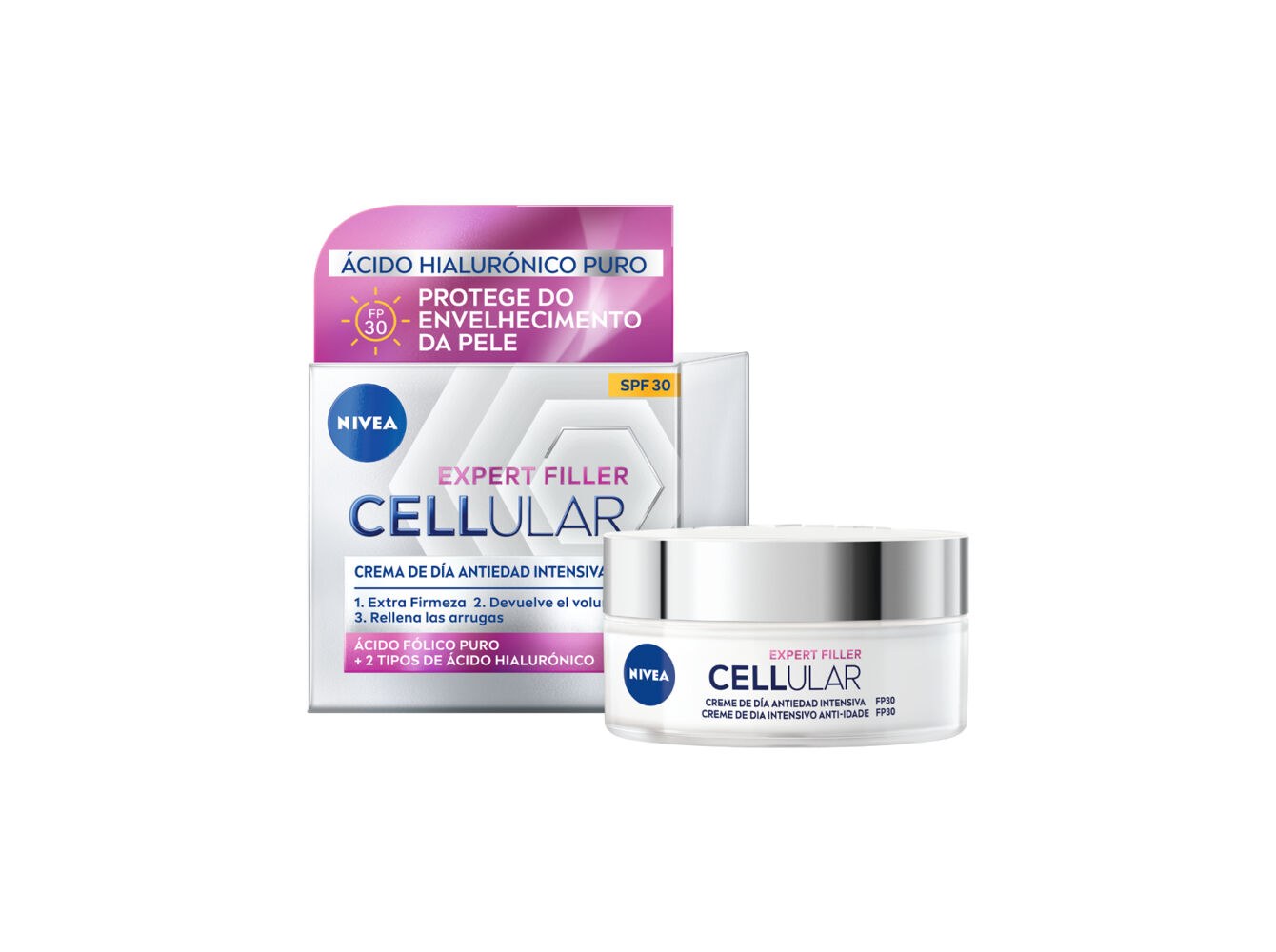 CREME DE ROSTO DE DIA FP30 CELLULAR FILLER +EXTRA FIRMEZA NIVEA 50 ML image number 0