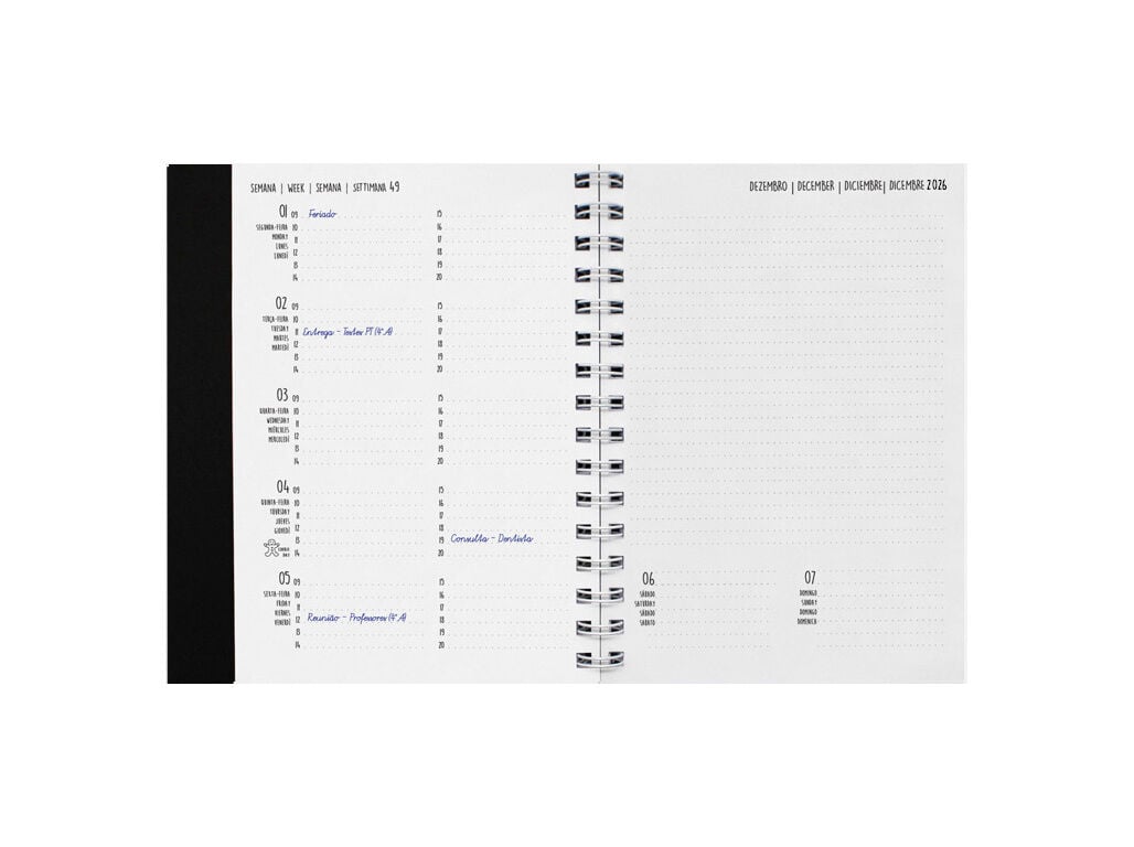 AGENDA SEMANAL 2026 A5 MAKENOTES ESPIRAL TROPICAL VIBES image number 3