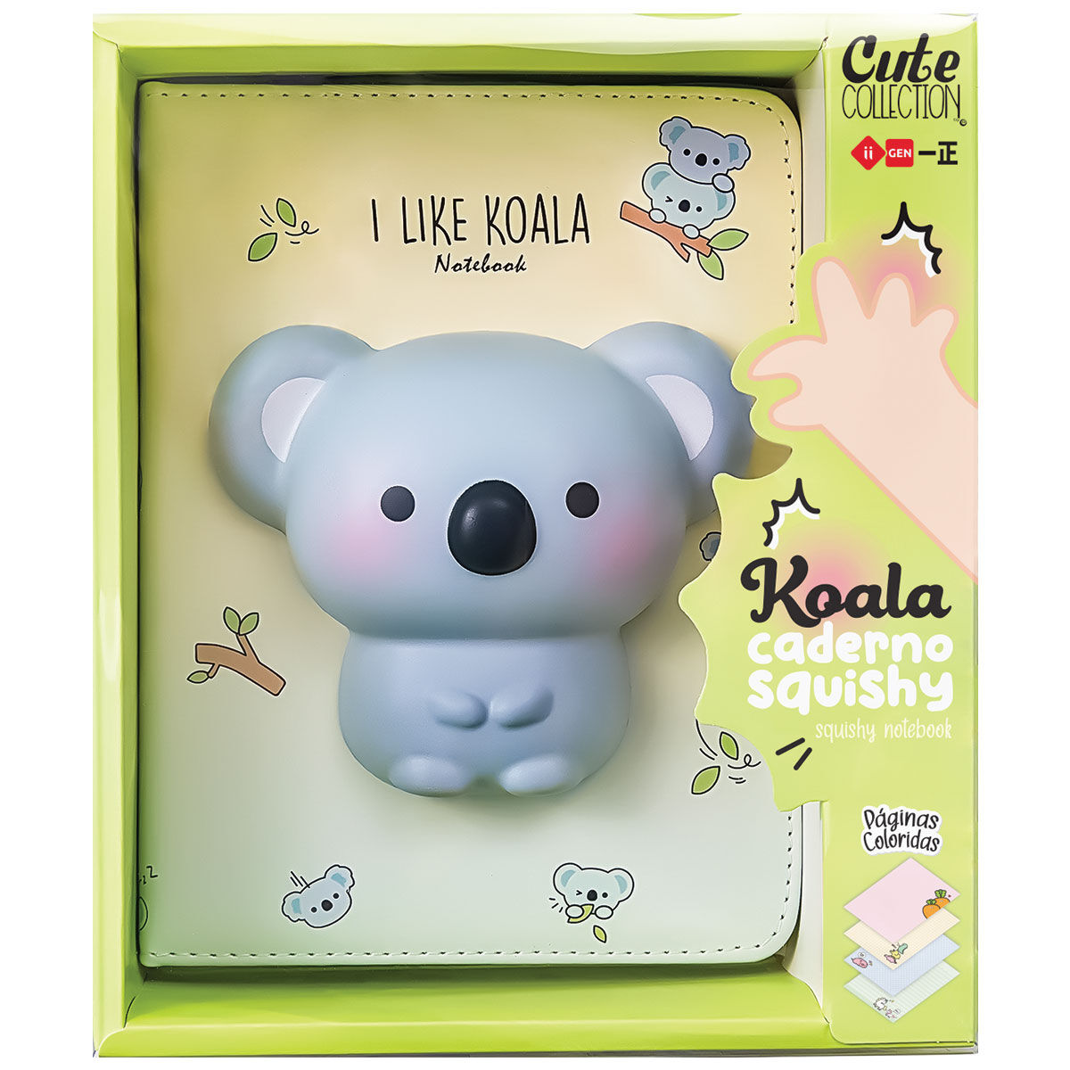 Caderno Koala Squishy Cute Colletion Auchan