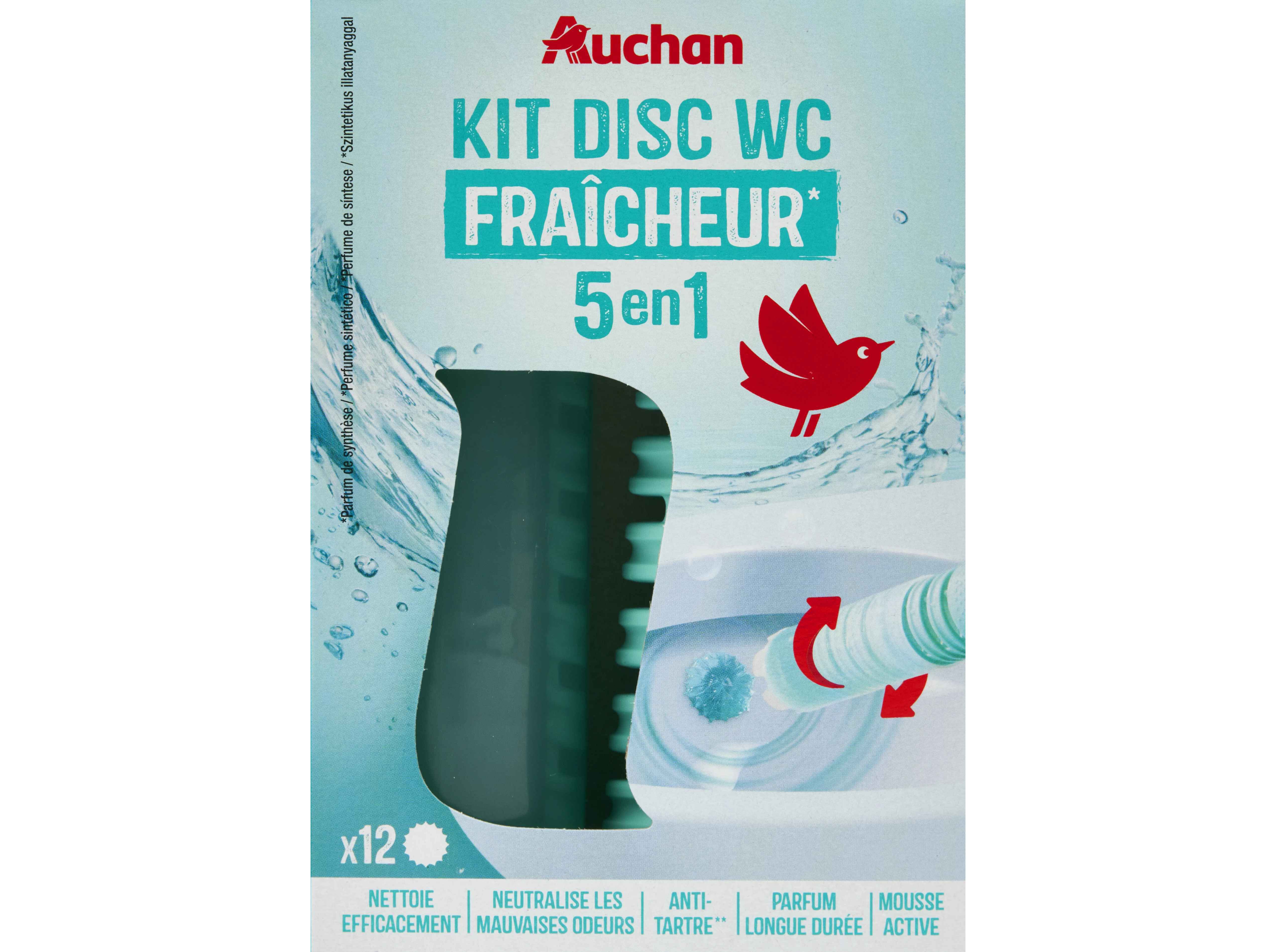 DISCOS SANIT&Aacute;RIOS AUCHAN FRESCURA 12UN