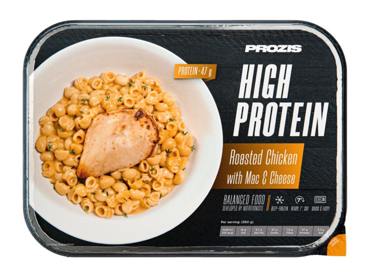 REFEI&Ccedil;&Atilde;O HIPERPROTEICA PROZIS FRANGO MAC&CHEESE 360 G