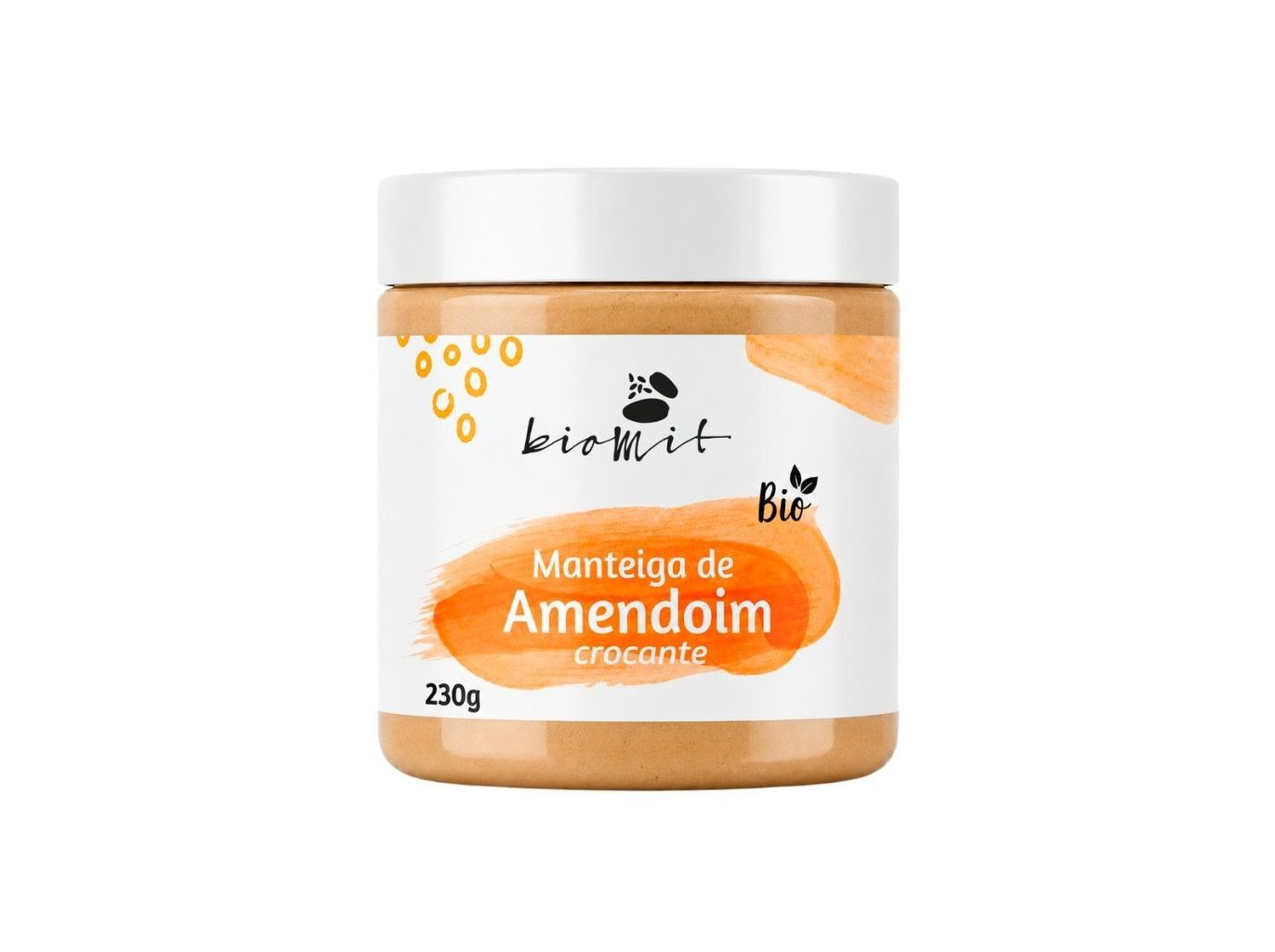 MANTEIGA AMENDOIM BIO BIOMIT CROCANTE 230G