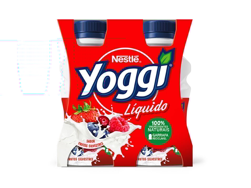 IOGURTE YOGGI L&Iacute;QUIDO FRUTOS SILVESTRES 4X160G image number 0
