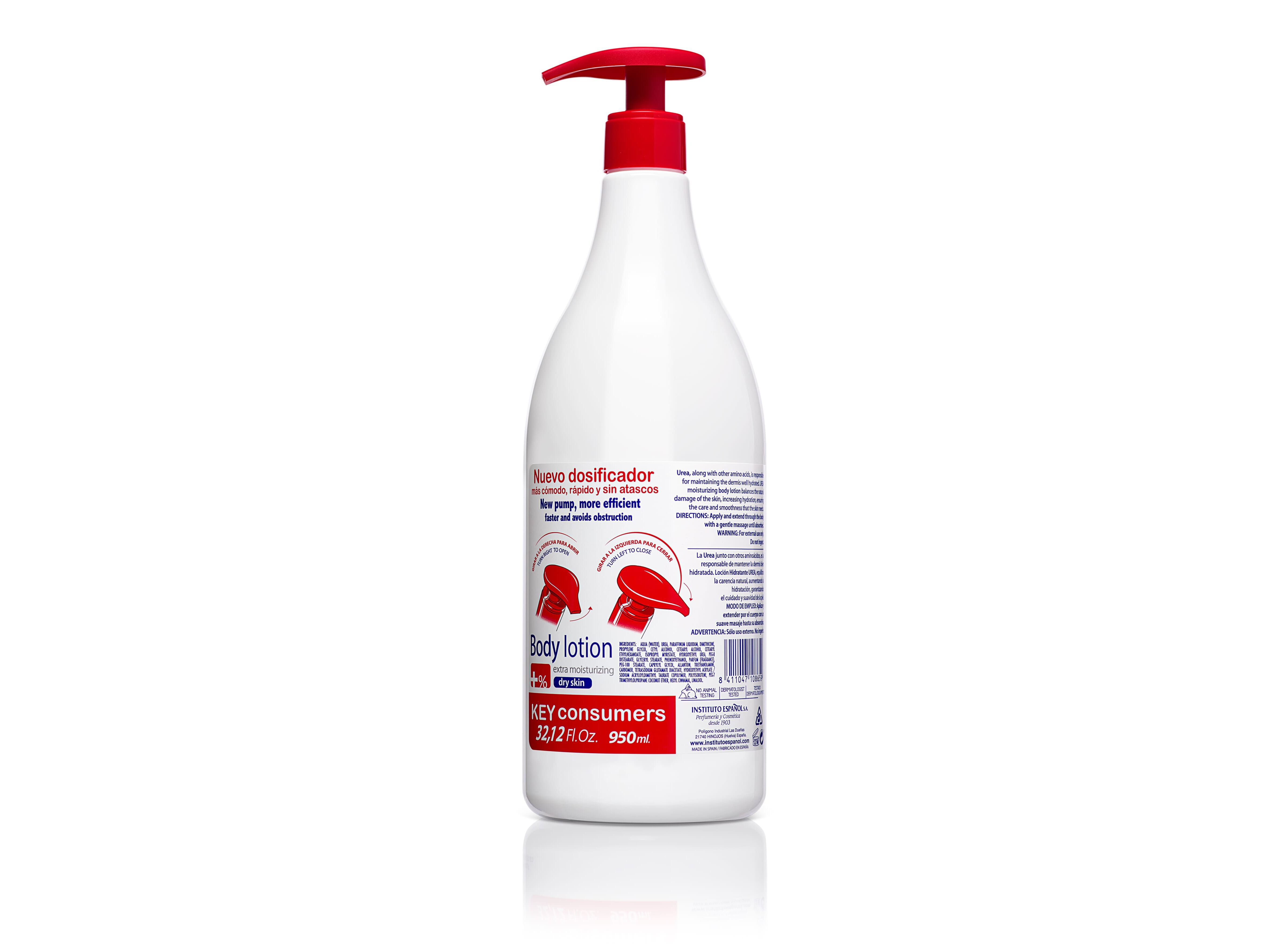 LO&Ccedil;&Atilde;O CORPORAL INSTITUTO ESPA&Ntilde;OL UREIA 950ML image number 1