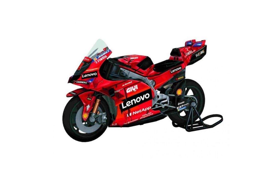 PUZZLE 3D MOTO DUCATI FAMOSA image number 1