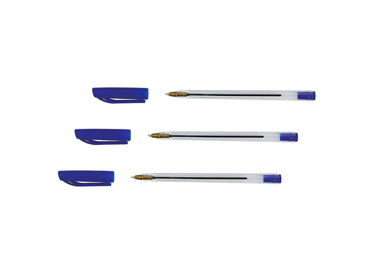 CONJUNTO DE 3 ESFEROGR&Aacute;FICAS POLEGAR AZUL