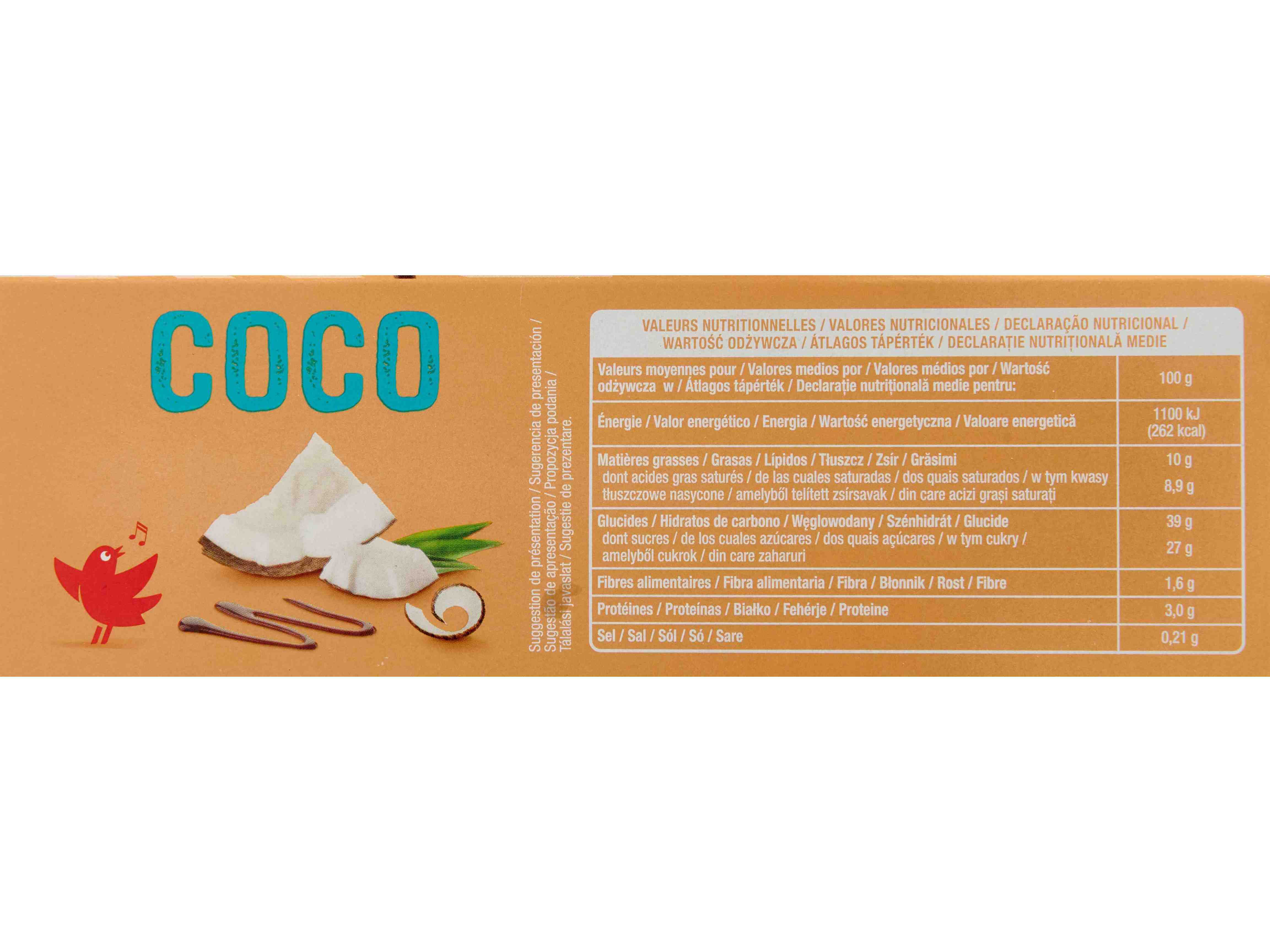 GELADO CONE AUCHAN COCO 6X120ML image number 3