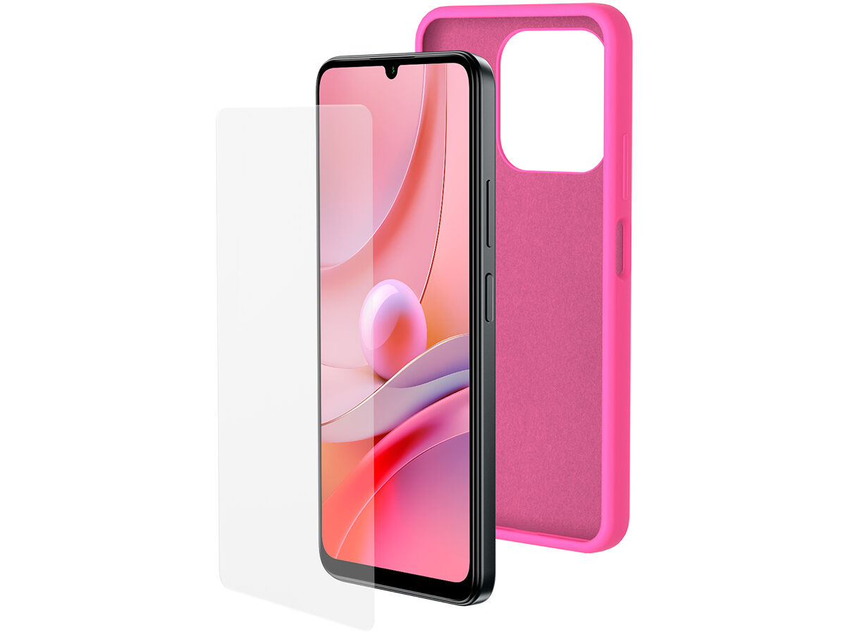 CAPA + PROTECTOR ECR&Atilde; SPC D 3 SE PROT ROSA 6.8" image number 0