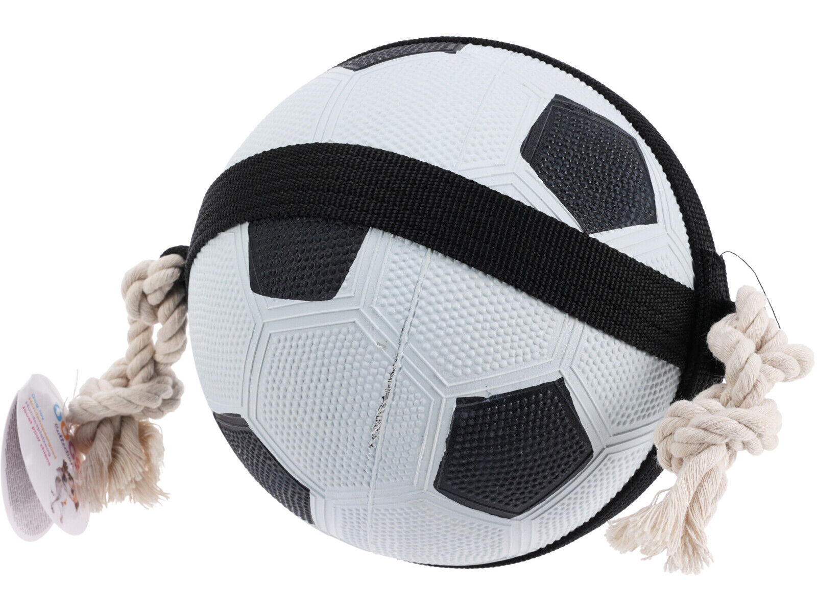 BRINQUEDO C&Atilde;O DOGS COLLECTION BOLA COM CORDA 19CM image number 1