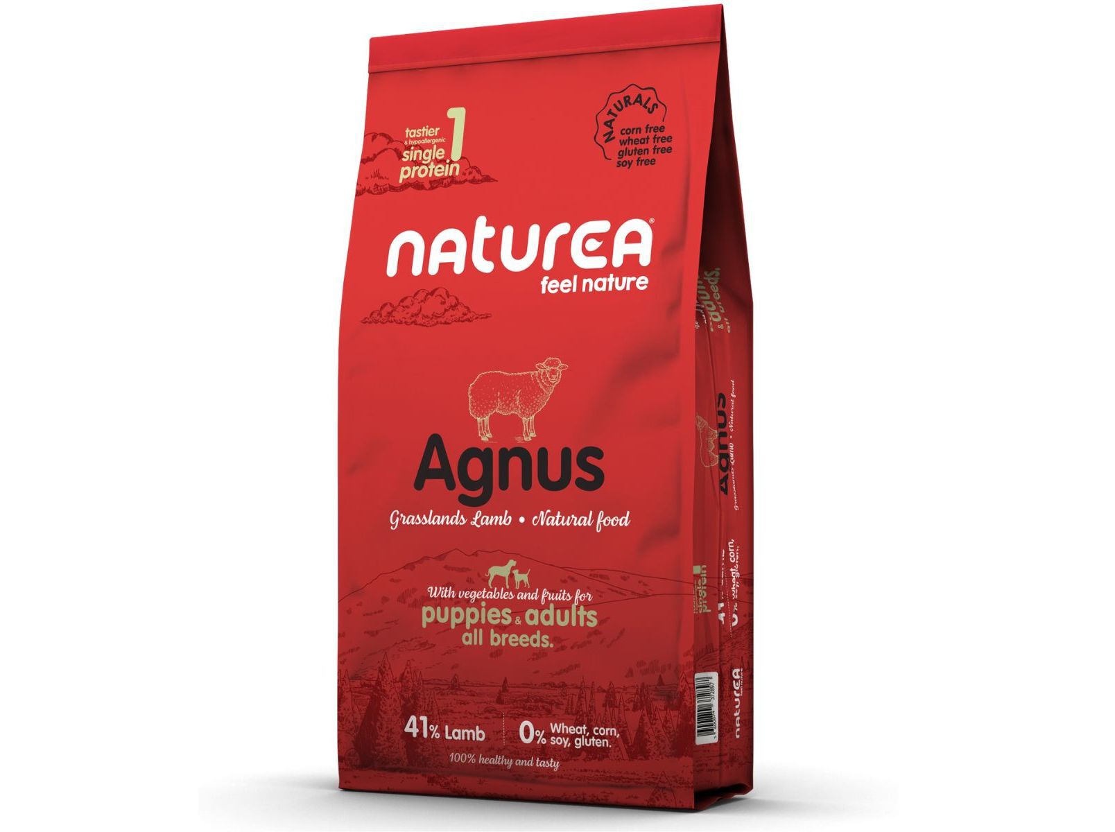 RA&Ccedil;&Atilde;O PARA C&Atilde;O NATUREA AGNUS GRASSLANDS BORREGO 12KG image number 0