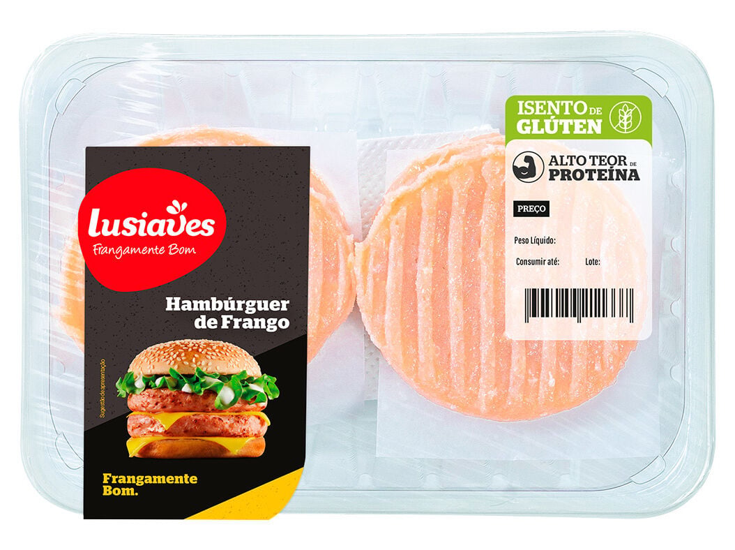 HAMB&Uacute;RGUER DE FRANGO LUSIAVES 460G