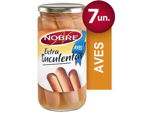 SALSICHAS AVES NOBRE EXTRA SUCULENTAS 650(350)G image number 1