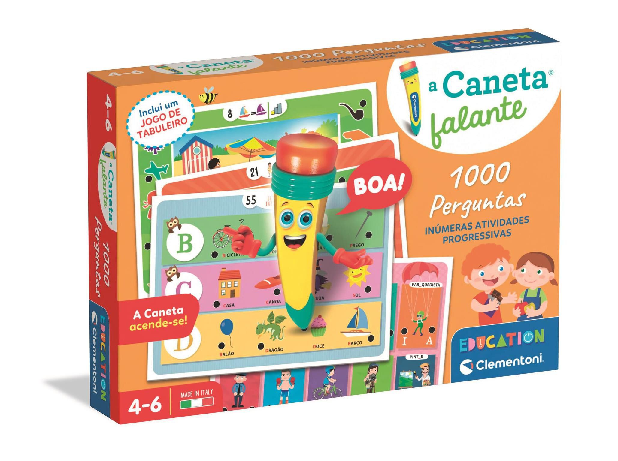 CANETA FALANTE CLEMENTONI 1000 PERGUNTAS