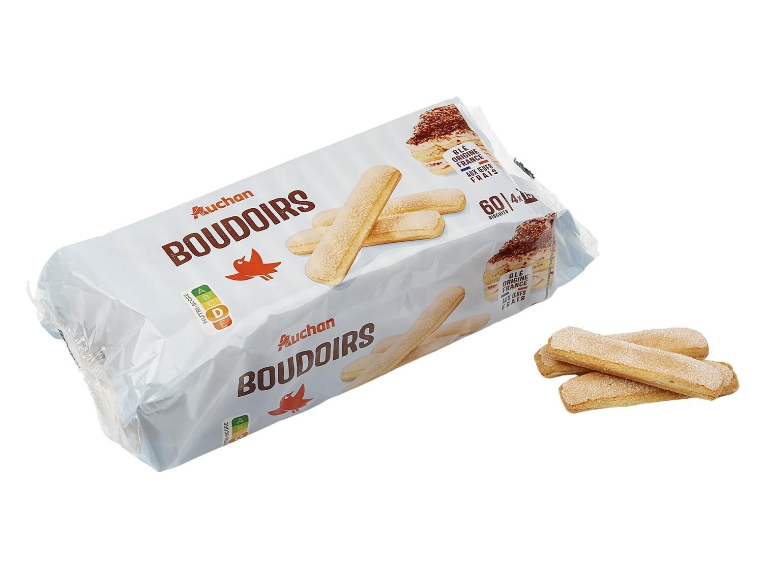 BOLACHAS PALITOS AUCHAN COM OVOS 60UN 400G image number 0