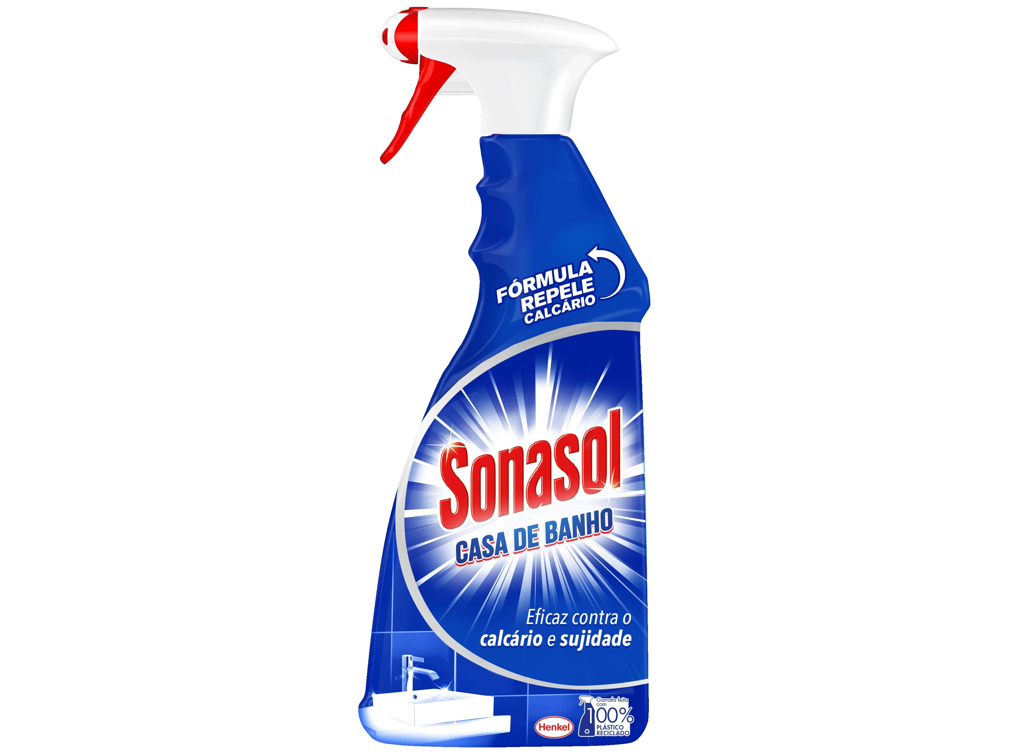 LIMPEZA SONASOL CASA BANHO BRILHANTE SPRAY 500ML image number 1