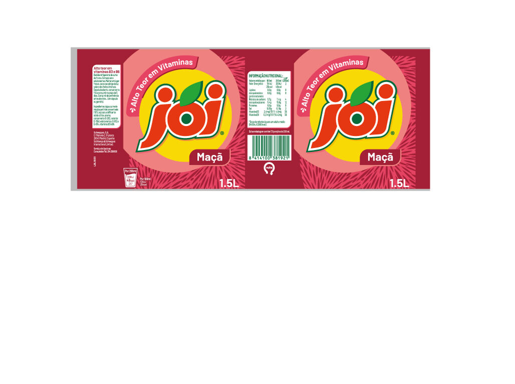 REFRIGERANTE S/GAS JOI MA&Ccedil;A 1.5L (SDR) image number 1