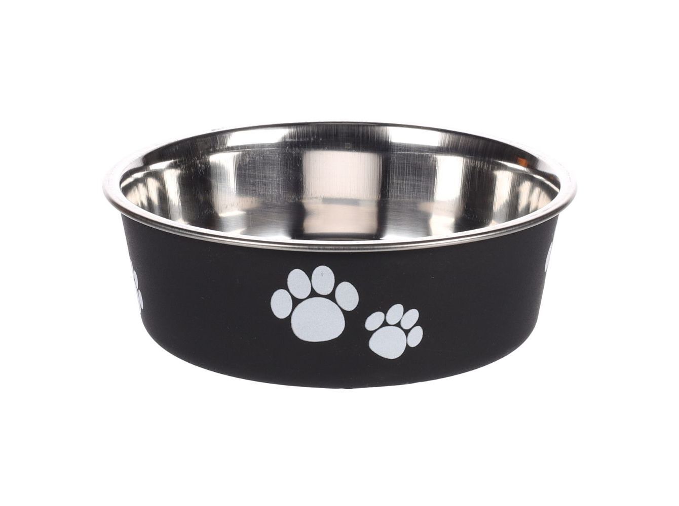 COMEDOURO FLAMINGO KENA PRETO 17CM 800ML