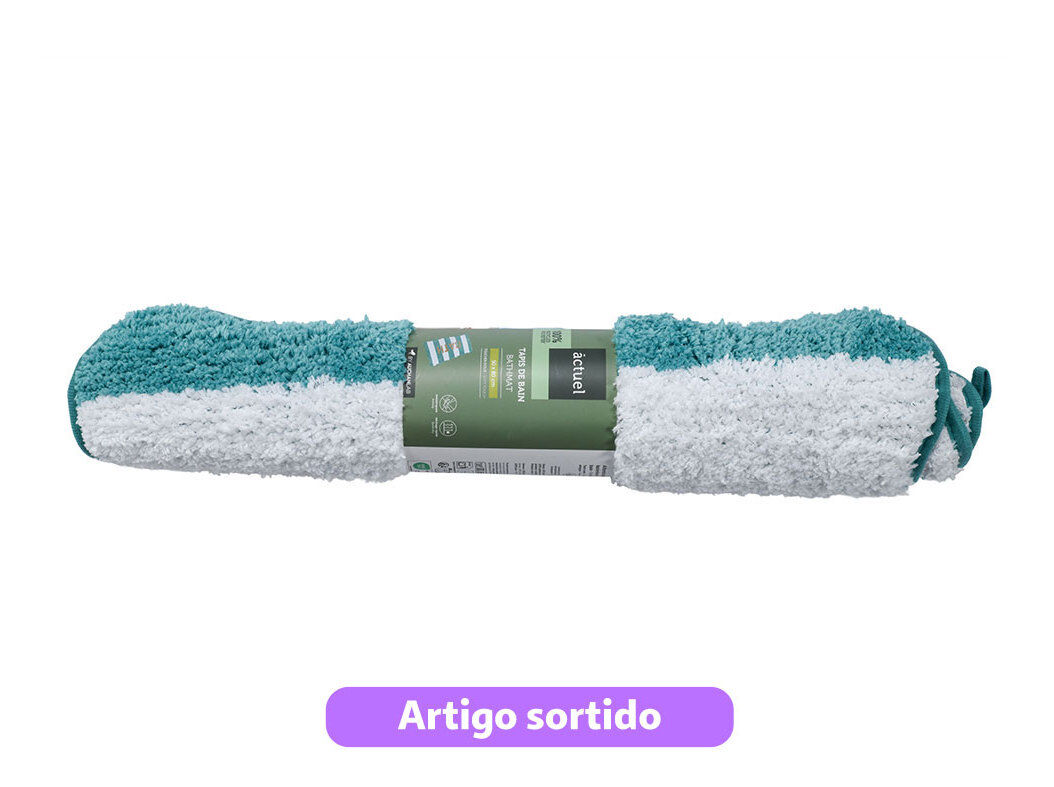 TAPETE CASA BANHO ACTUEL RISCADO 50X80CM MODELOS SORTIDOS image number 1