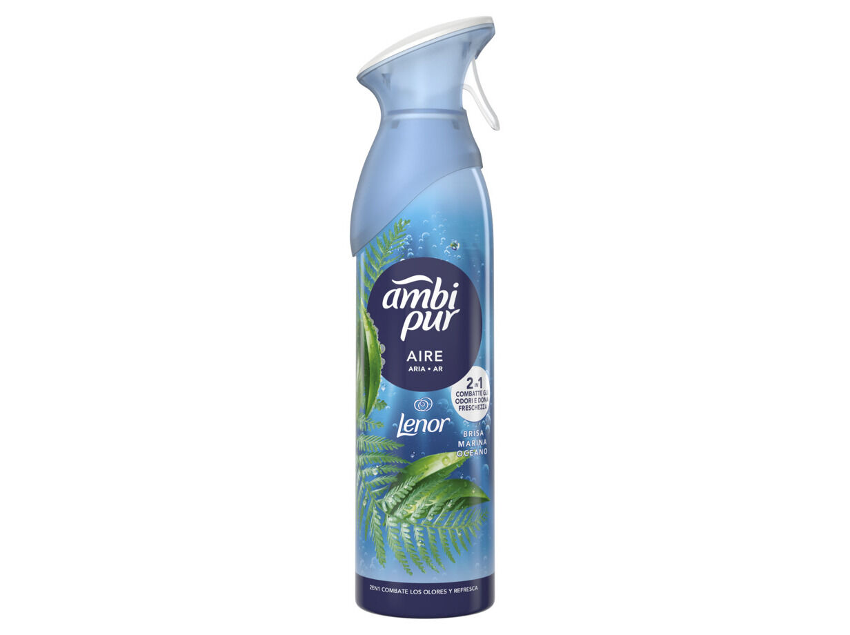 AMBIENTADOR AMBIPUR AEROSSOL BRISA MARINHA 300ML image number 0