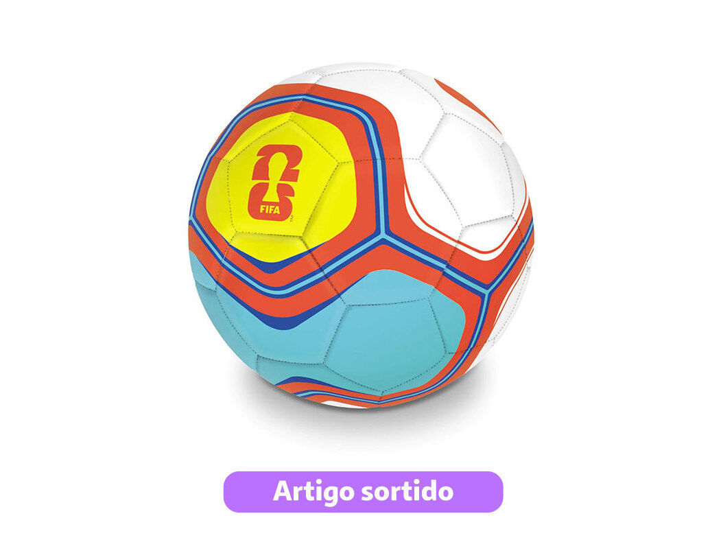 BOLA FUTEBOL MONDO-UNICE FIFA 2026 L.A. 280G CORES SORTIDAS
