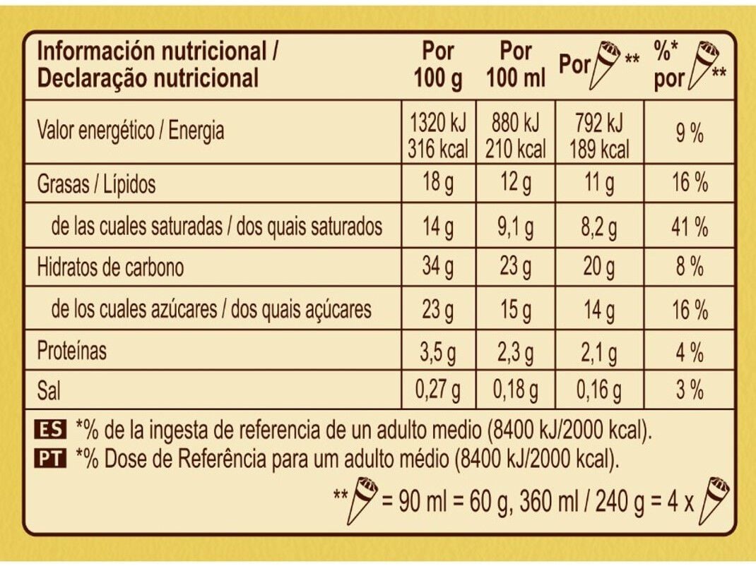 GELADO CORNETTO MAX TROPICAL 4X90ML image number 1