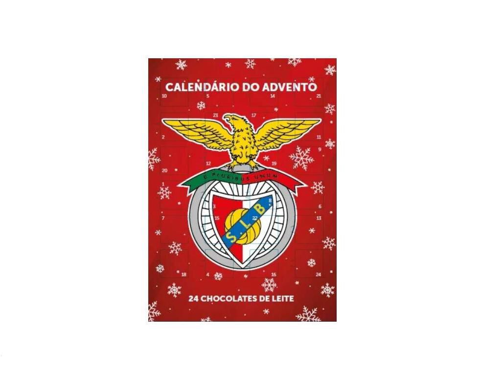 CALEND&Aacute;RIO DE ADVENTO BENFICA 24 CHOCOLATES 50G