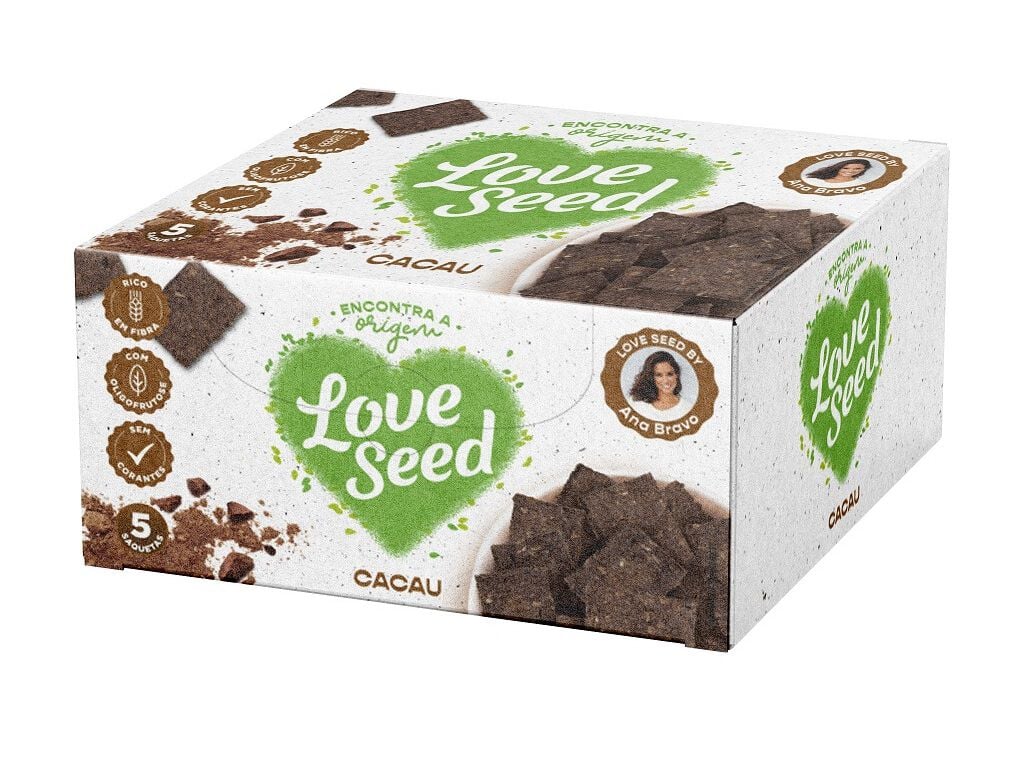 BOLACHAS CRACKER LOVE SEED CACAU 150G image number 0