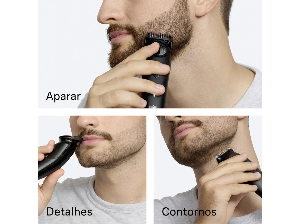 APARADOR DE BARBA BRAUN BT5560 S&Eacute;RIE 5 120 MIN WET & DRY image number 4